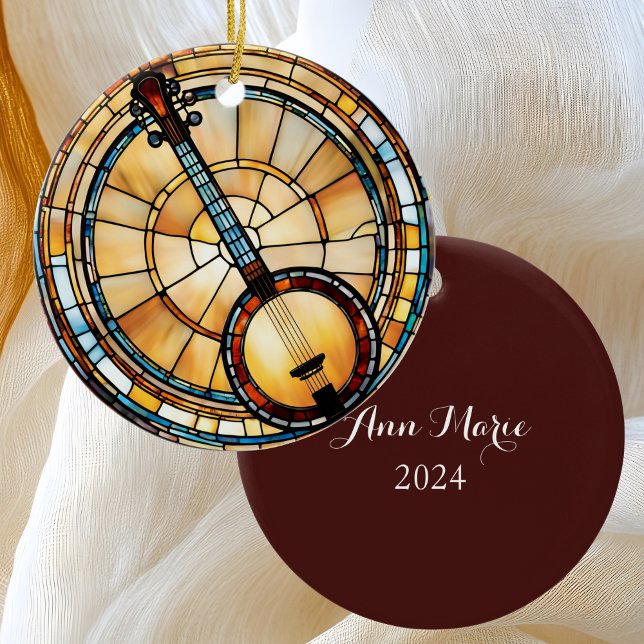Banjo Music Keramik Ornament (Von Creator hochgeladen)