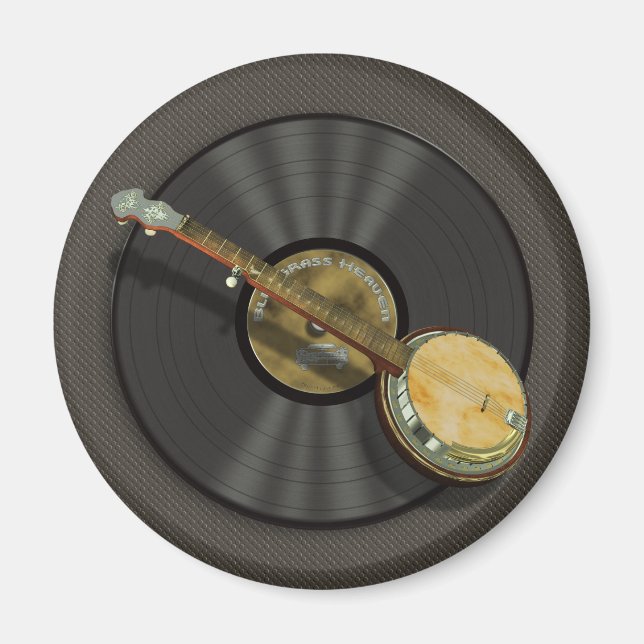 Banjo Music Kühlschrankmagnete Magnet (Vorne)