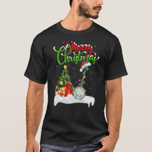 Banjo Music Xmas Dekorationen Santa Banjo Christma T-Shirt