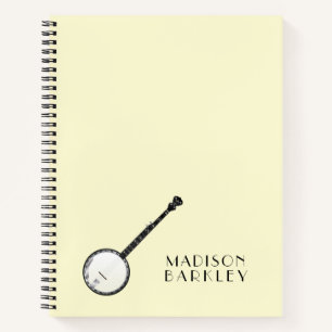 Banjo Musician Music Teacher Notizbuch