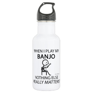 Banjo Nichts anderes zählt Edelstahlflasche