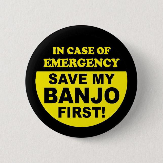 Banjo-Notfall Button (Vorderseite)
