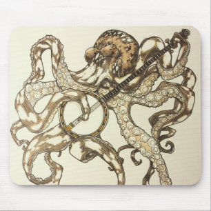 Banjo Octopus Mousepad