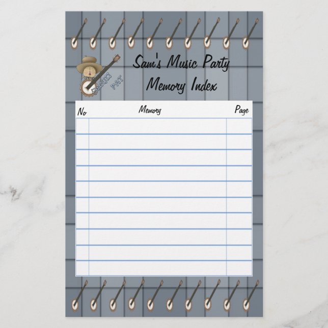 Banjo Pat Briefpapier (Vorderseite)