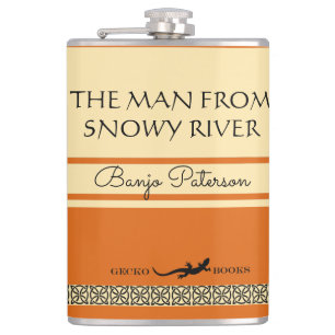 Banjo Paterson Retro Style Flachmann