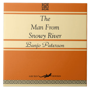 Banjo Paterson Retro Style Keramiken Fliese