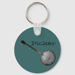 Banjo Picker Schlüsselanhänger