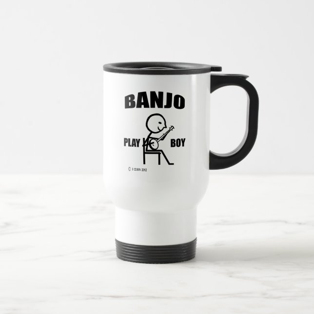 Banjo Play Boy Travel Mug (Droite)