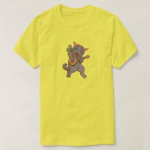 Banjo spielende Katze T-Shirt