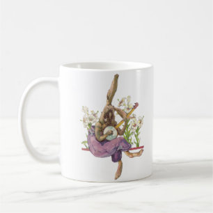 Banjo spielendes Kaninchen-Mug Kaffeetasse