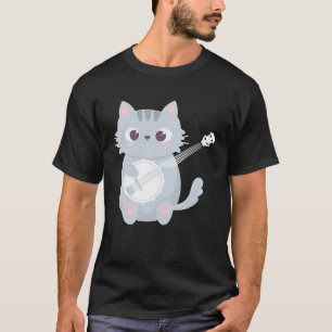 Banjo-Spieler Katze Banjo  Banjospieler Banjo  1 T-Shirt