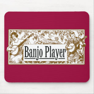 Banjo-Spieler Mousepad