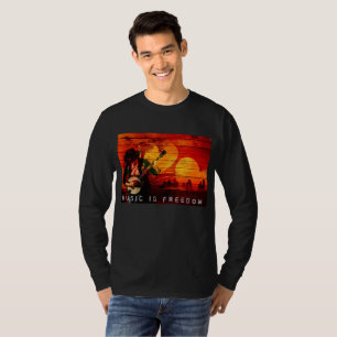 Banjo-Spieler, Musik ist Freiheit T-shirtn T-Shirt