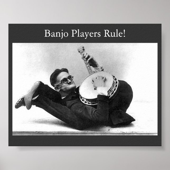 Banjo Spieler Regel! Poster (Vorne)