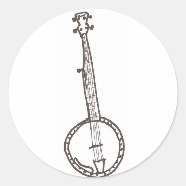 Banjo Sticker (Vorderseite)