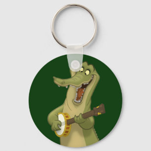 Banjo-Strummin' AlligatorSchlüsselanhänger Schlüsselanhänger