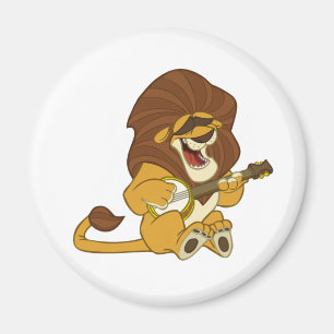 Banjo-Strummin' Löwe-Magnet Magnet
