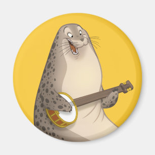 Banjo Strummin Siegel-Magnet Magnet