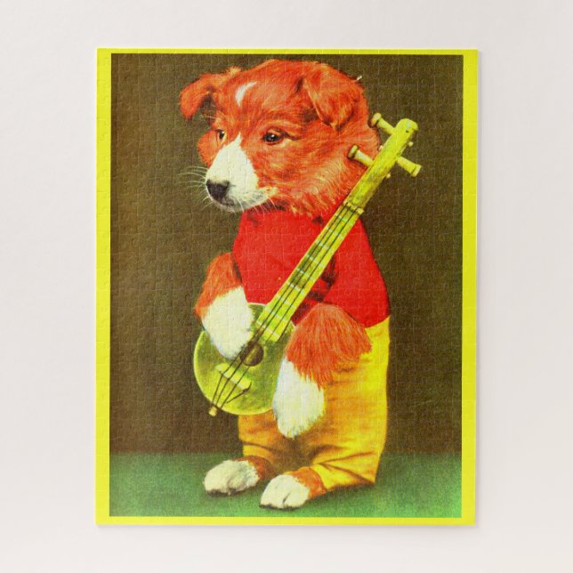 Banjo-Welpe (Vertikal)