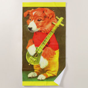 Banjo-Welpe Strandtuch