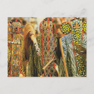 Banjouge Tänzer, Kamerun Postkarte