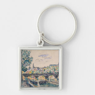 Bank der Seines nahe dem Pont des Arts Schlüsselanhänger