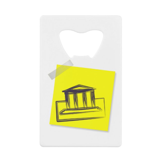 Bank Geldbeutel Flaschenöffner (Vorderseite)