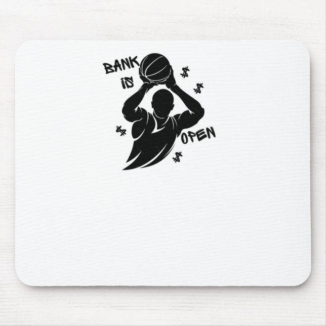 Bank ist geöffnet mousepad (Vorne)