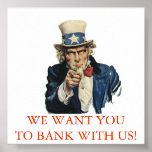 BANK MIT US POSTER
