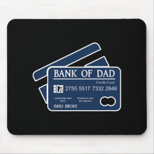Bank Of Dad Kreditkarte Imso Pleite Lustiger Dad-J Mousepad