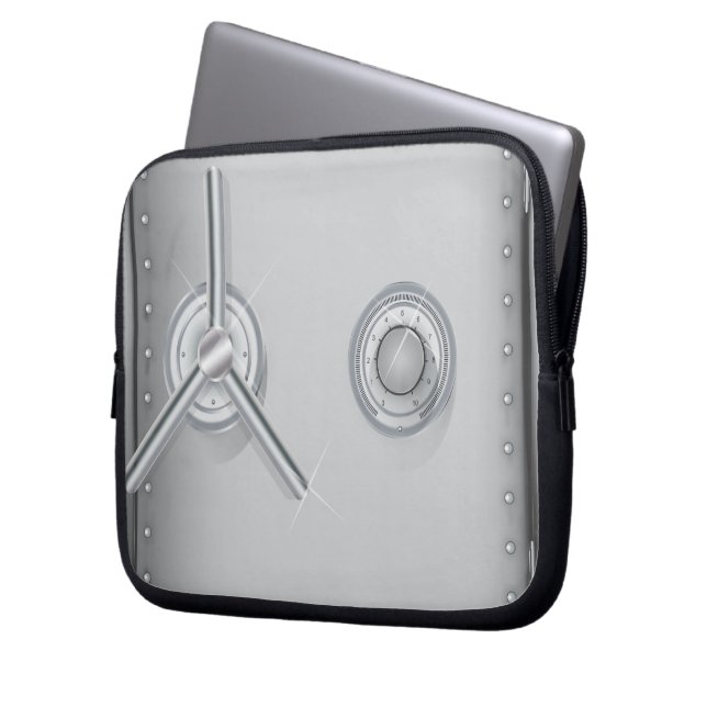 Bank Safe Laptopschutzhülle (Vorderseite Links)