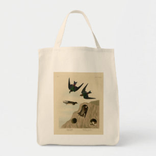 Bank, Violetgrüne Schwalben, Audubon Birds Amerika Tragetasche