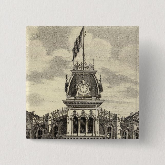 Bank von San Jose Button (Vorderseite)