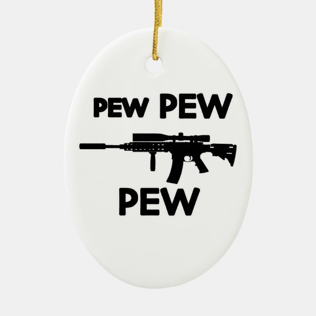 Bankbankgewehr Keramikornament (Vorne)