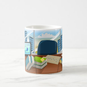 Bankbüro Kaffeetasse