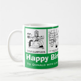 Banken, Banker & Banker Cartoon. Funny Kaffeetasse