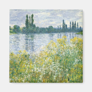 Banken Claude Monets   der Seines, Vetheuil, 1880 Magnet