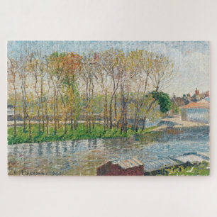 Banken der Loing in Moret von Camille Pissarro