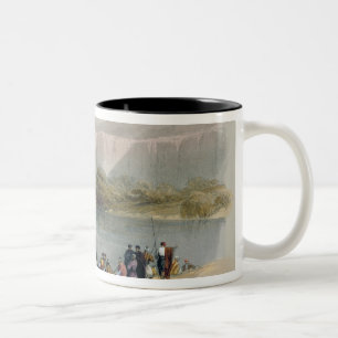 Banken des Jordaniens Zweifarbige Tasse