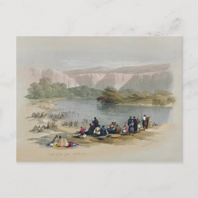 Banken des Jordans Postkarte (Vorderseite)