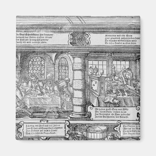 Bankenlandschaft Magnet (Vorne)