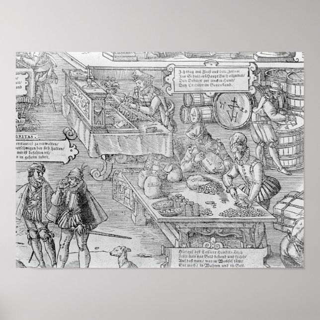 Bankenlandschaft Poster (Vorne)