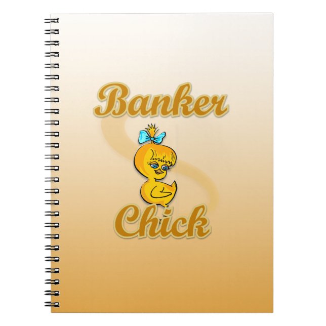 Banker Chick Notizblock (Vorderseite)