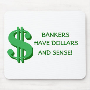 Banker-Dollar und Richtung Mousepad