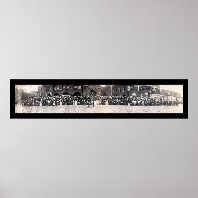 Bankers & Budweiser Foto 1906 Poster (Vorne)