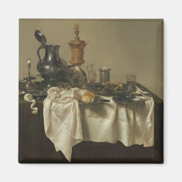 Bankett Piece with Dünnpie by Willem Claesz Heda Magnet