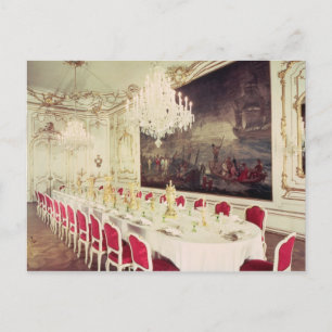Bankettsaal, Design von Nikolaus Postkarte