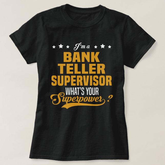 Bankfachsupervisor T-Shirt (Design vorne)