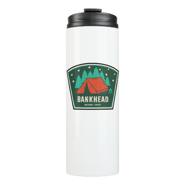 Bankhead National Forest Camping Thermosbecher (Vorderseite)