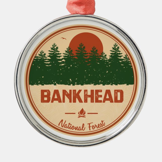 Bankhead National Forest Ornament Aus Metall (Vorne)